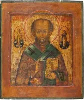 Icône avec saint Nicolas de Myre