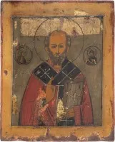 Icône avec saint Nicolas de Myre