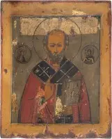 Icône avec saint Nicolas de Myre