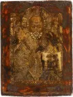 Grande icône avec saint Nicolas de Myre