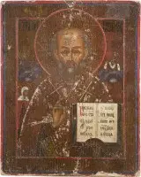 Petite icône avec saint Nicolas de Myre