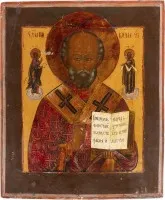 Grande icône avec saint Nicolas de Myre