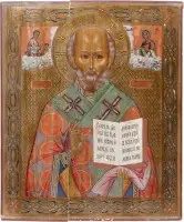 Icône grand format avec saint Nicolas de Myre