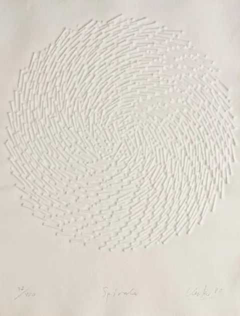Günther Uecker, Spirale, 1985