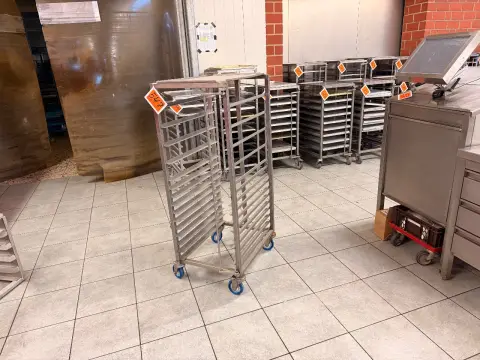 Edelstahl-Transportwagen