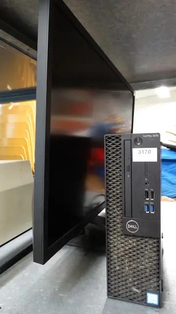 1 монитор HP + 1 компьютер Dell