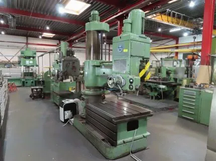 1 radiaalboormachine, fabr.: Webb, type: BR55/1250, bouwjaar: 1968, uitlading 1.250 mm