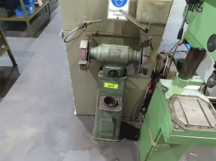 1 double bench grinder, make: Greif, type: D17-1-1, serial no. 153487