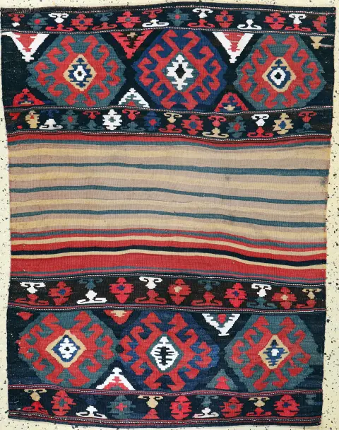 Shahsawan Mafraschteil, Persja, ok. 1900, wełna na wełnie, ok. 130 x 105 cm, EHZ: 2
