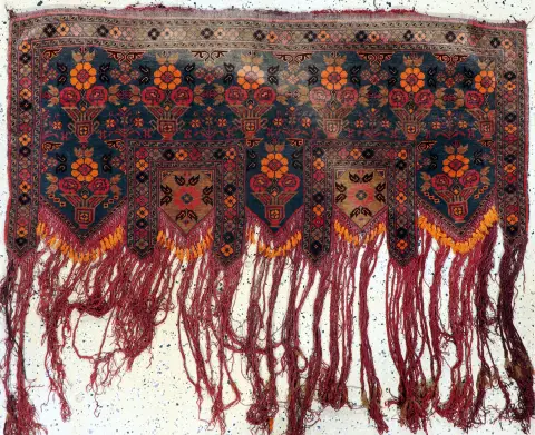 Antyczny Kapunuk, Afganistan, początek XX w., wełna na wełnie, ok. 140 x 70 cm, EHZ: 2