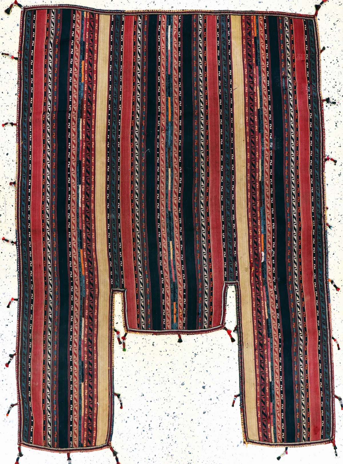 Nomadische paardendeken, Perzië, begin 20e eeuw, wol op wol, ca. 200 x 140 cm, EHZ:
