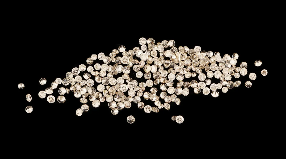 Lot lose Brillanten zus. ca. 1.00 ct Weiß-l.get.Weiß/vs-si, D. ca. 1.0 - 1.09 mm,
