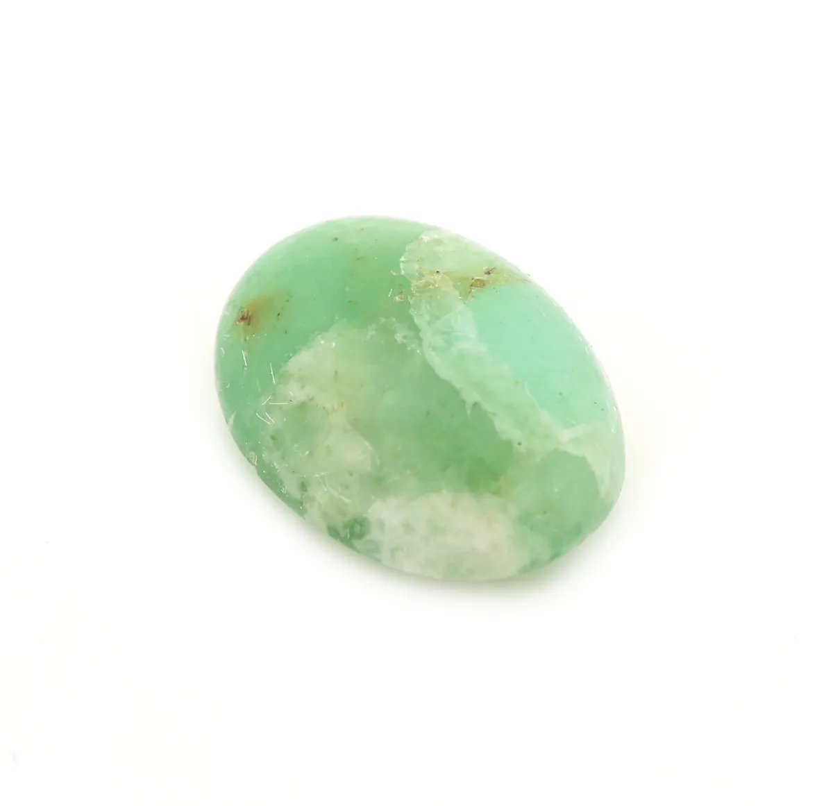 Loose emerald, approx. 2.15 ct, oval cabochon, return ??? broken