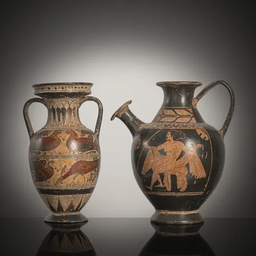 Two vessels in Corinthian style