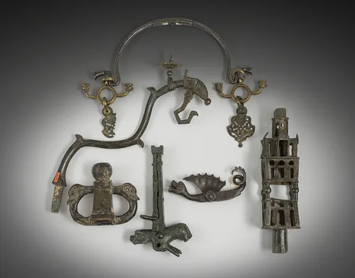 Lot d'objets en bronze