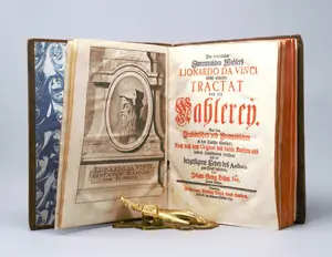 Leonardo da Vinci – Tractat von der Mahlerey. Nürnberg, Weigel, 1747. - Zweite deutsche Ausgabe