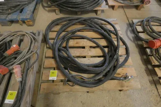 Lot of power cables
