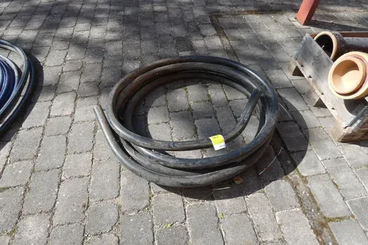 Ring of multicore black underground cable