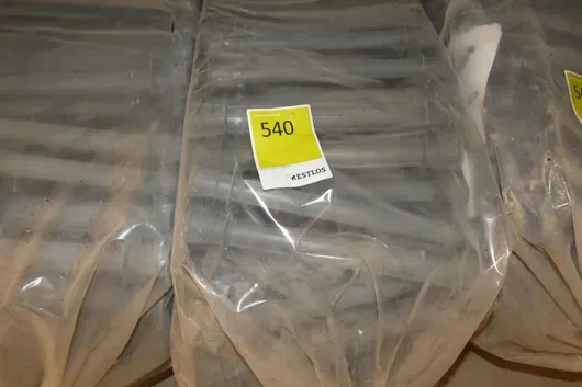 Bag of plastic spacer tubes for formwork