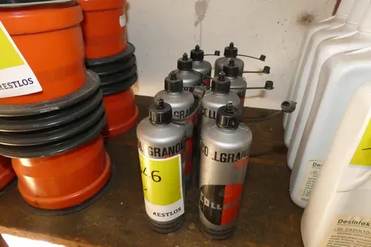 8x Flasche Collgranol - Drucklufthammeröl mit Vereisungsschutz
