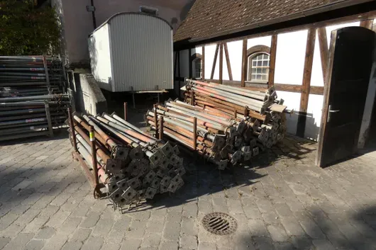 Sada stavebních podpěr, různé délky