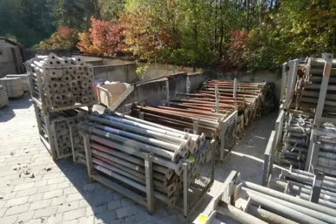 Lot of construction props