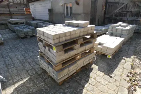 Lot of paving stones