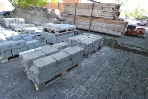 Lot of paving stones
