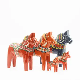 Figurines en bois / chevaux Dala, entre autres NILS OLSSON. Cheval Dala (5).