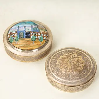 Две коробочки с крышкой, Персия, 20 век (2).
