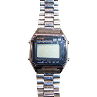 Montre numérique Pulsar Alarm Chronograph, modèle Y789-5030, numéro de série 260638