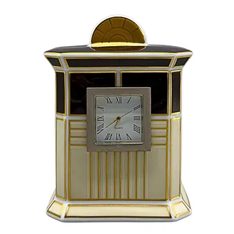 Goebel Féraud Prestige porcelain quartz clock Made in Germany.