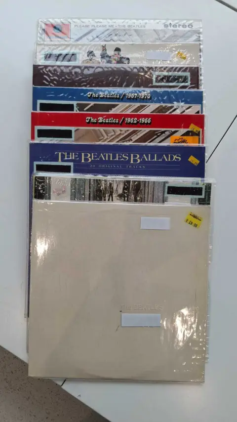 8 Schallplatten/LP's - The Beatles