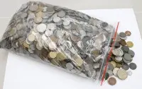 9,7kg. Umlaufmünzen, Alle Welt, div. Epochen