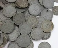 Lot de pfennigs du Reich, env. 2,2 kg