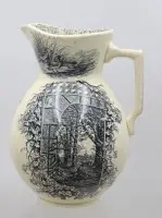 Cruche de toilette, probablement Angleterre, ancienne, env. H 25 cm