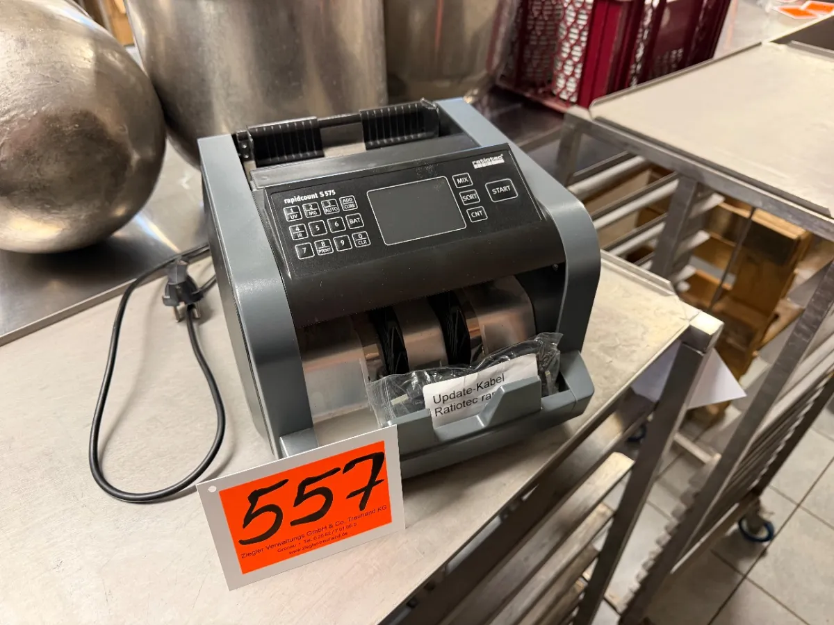 Bankbiljetten teller (Ratiotec, Rapidcount S575)