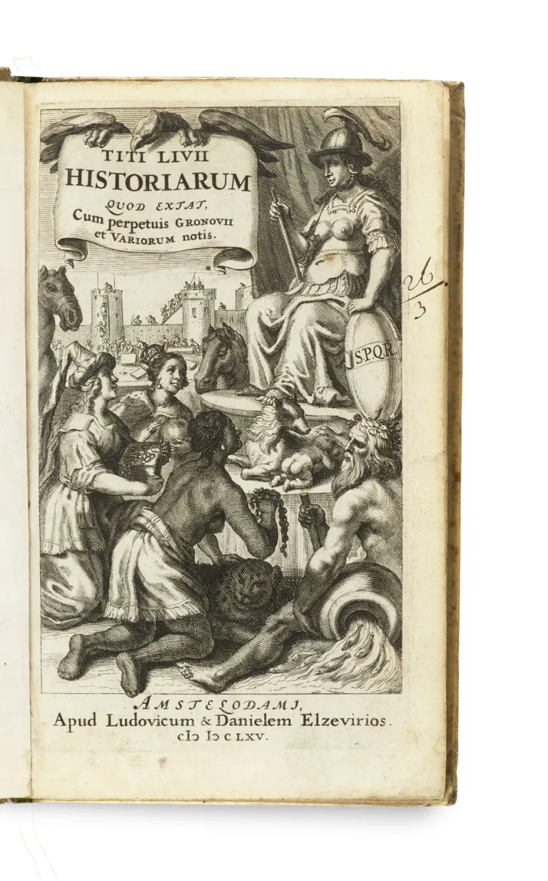 Тит Ливий – Historiarum quod extat с постоянными примечаниями Иоганна Ф. Гроновия и разных авторов