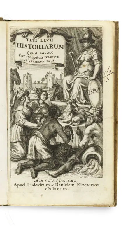 Titus Livius – Historiarum quod extat cum perpetuis Ioannis F. Gronovii et variorum notis