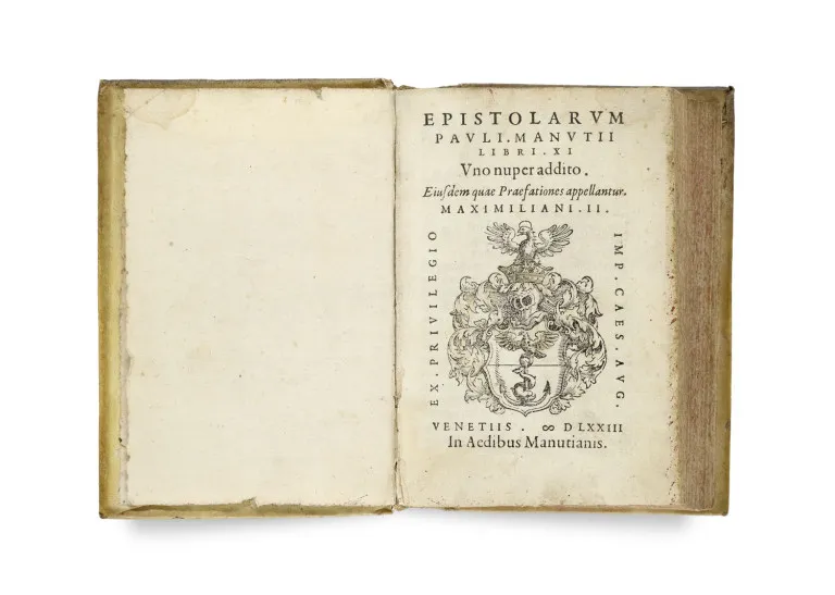Paulus Manutius – Epistolarum Pauli Manutii Libri XI uno nuper addito