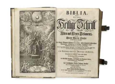 Biblia, Das ist: Die ganze Heilige Schrift Alten und Neuen Testaments, Durch Doctor Martin Luther in das Deutsche übersetzt ... Mit 2...