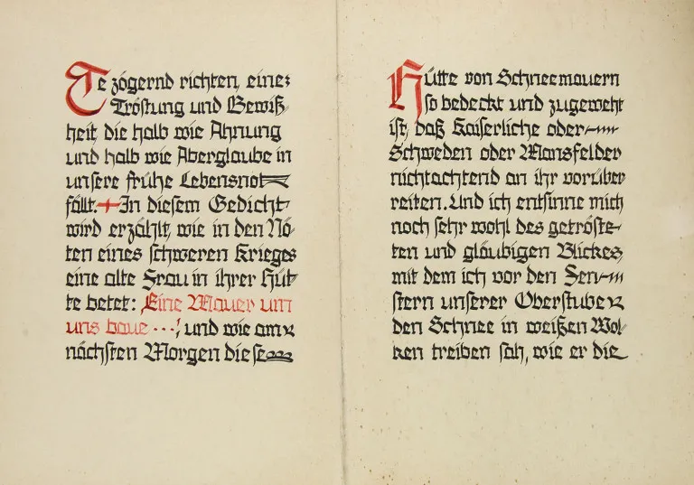 Eine Mauer um uns baue (DSchild)