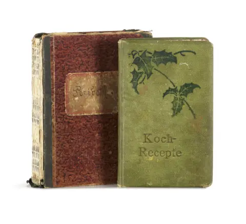 Livre de cuisine avec env. 325 recettes de soupes, gratins, gâteaux, crèmes, plats de pommes de terre, poisson et viande, etc.