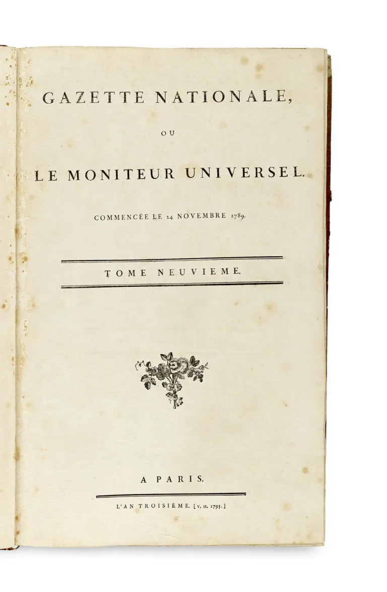 Gazette nationale ou Le Moniteur universel (1