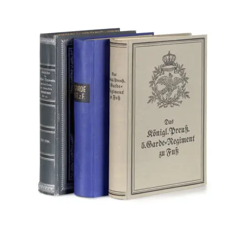 Sammlung von 3 Regimentsgeschichten
