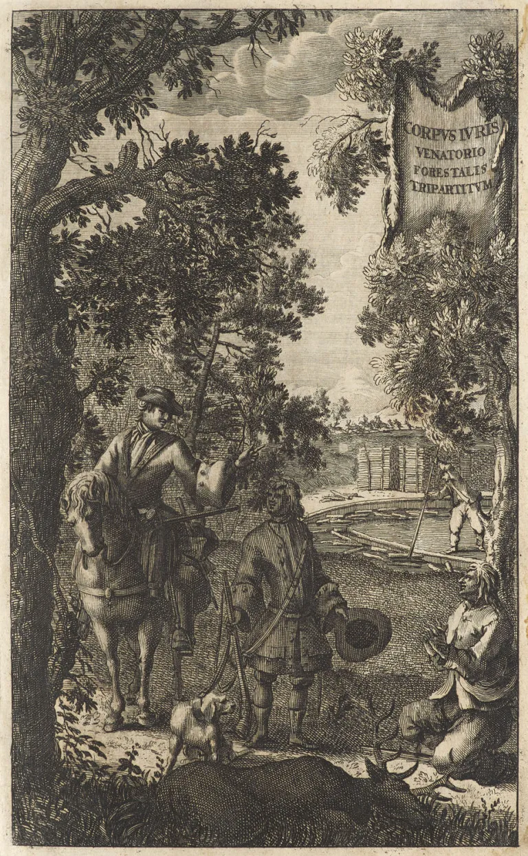 Ahasver Fritsch – Corpus juris venatorio-forestalis, tripartitum... Nunc denuo multis tractatibus, consiliis & ordinationibus adauctum,…