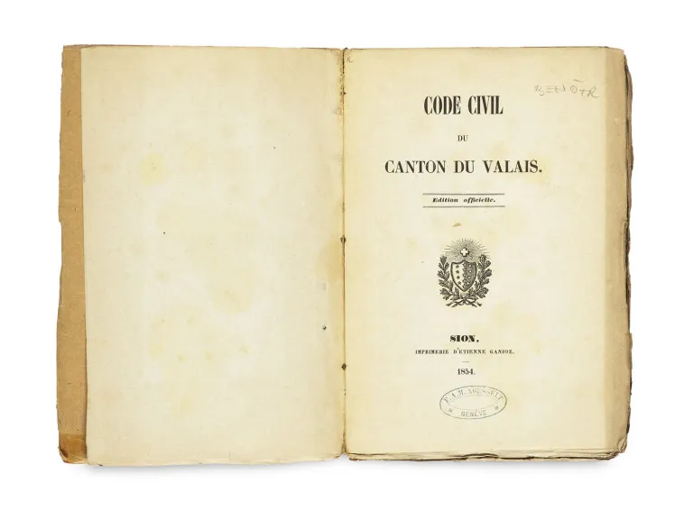 Code Civil du Canton du Valais