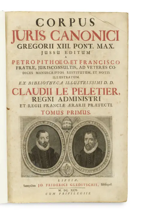 Corpus iuris canonici gregorii XIII