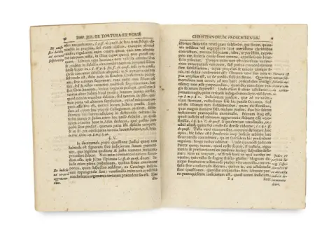 Christian Thomasius – Sammlung von 3 Abhandlungen von Christian Thomasius