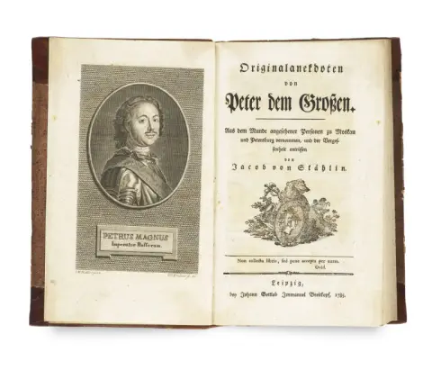 Jacob von Stählin – Originalanekdoten von Peter dem Großen
